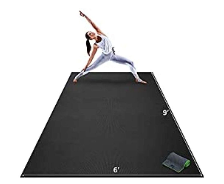 Best Flooring over Carpet: Gorilla Mats Premium Large Yoga Mat